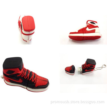 PVC soccer shoes sneakers USB Thumb Drive creative